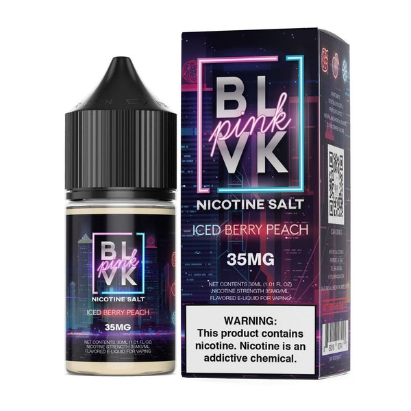 NicSalt - BLVK PINK Strawberry Peach Ice 30ml