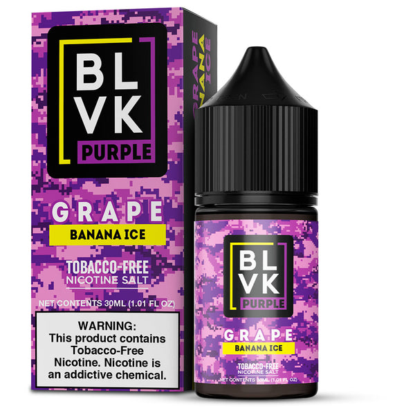 NicSalt - BLVK Purple - Grape Banana Ice - 30ml