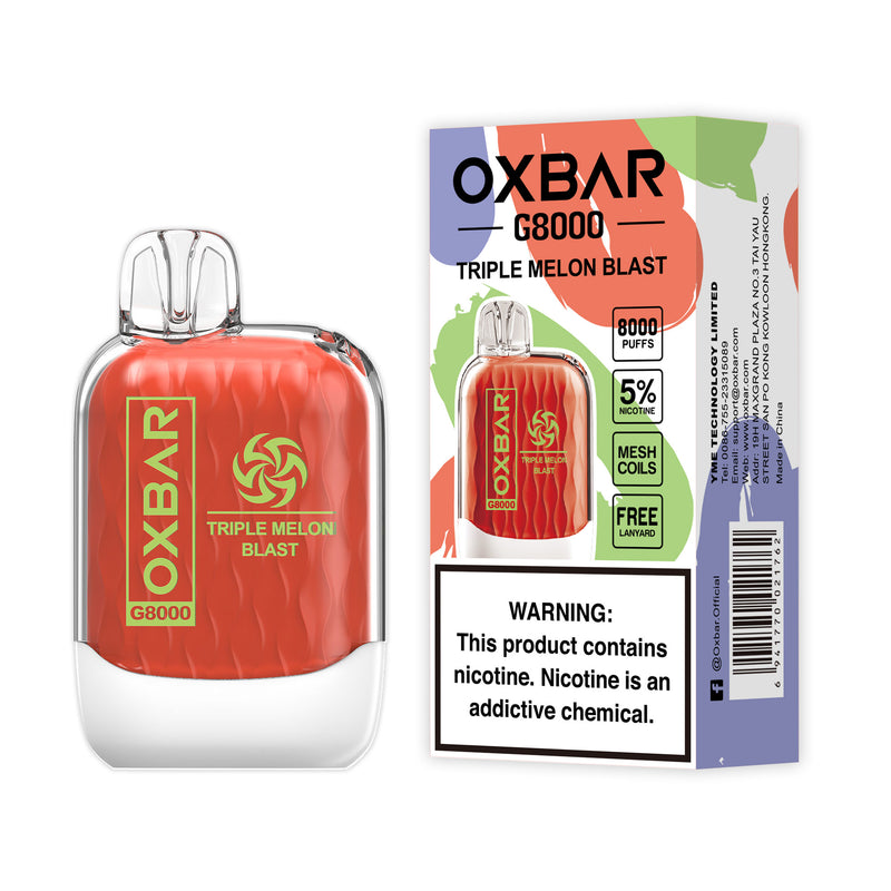 OXBAR G8000 Puffs (2% NIC)